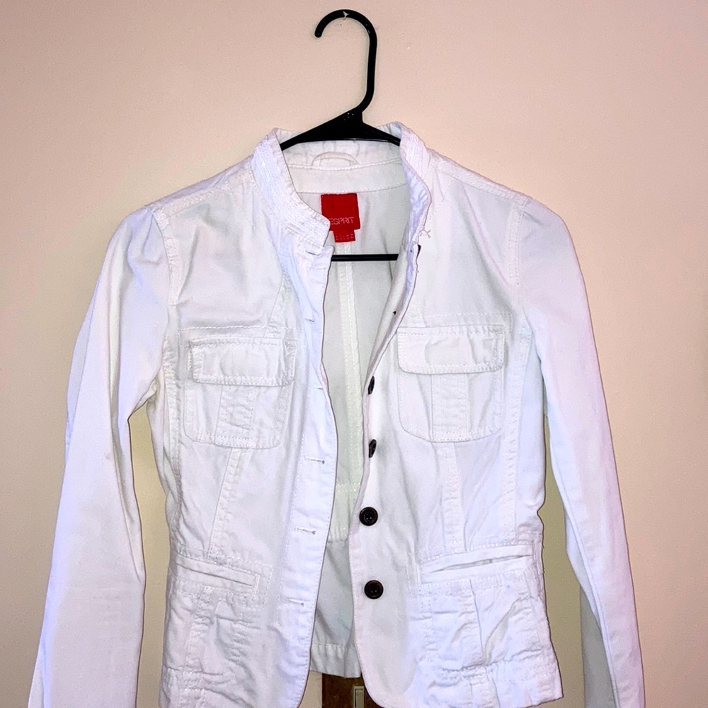 White spring jacket